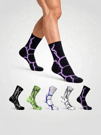 Signature Pattern Sock Set (Pack of 5)