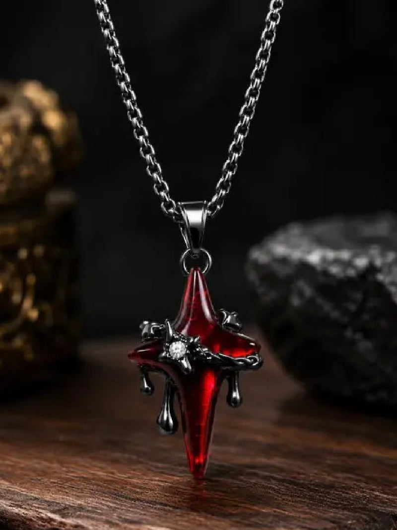 Melt Cross Pendant Chain