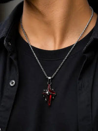 Melt Cross Pendant Chain