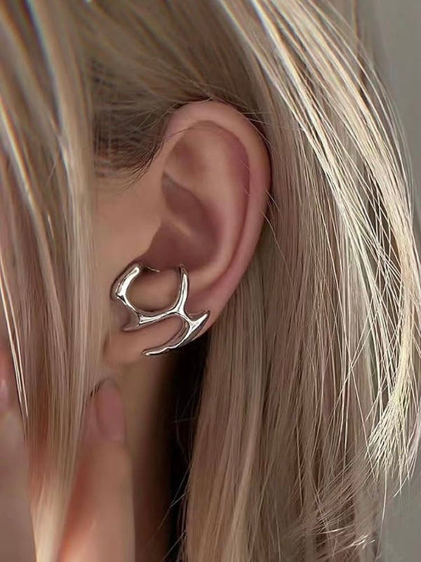 Silver Ear Cuff Studs