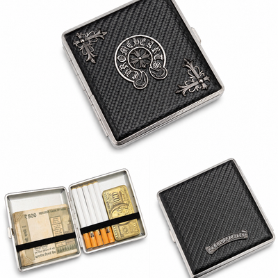 Gothic Carbon Fiber Cigarette Case