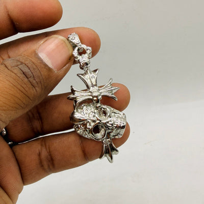 Sacred Heart Gothic Cross Pendant