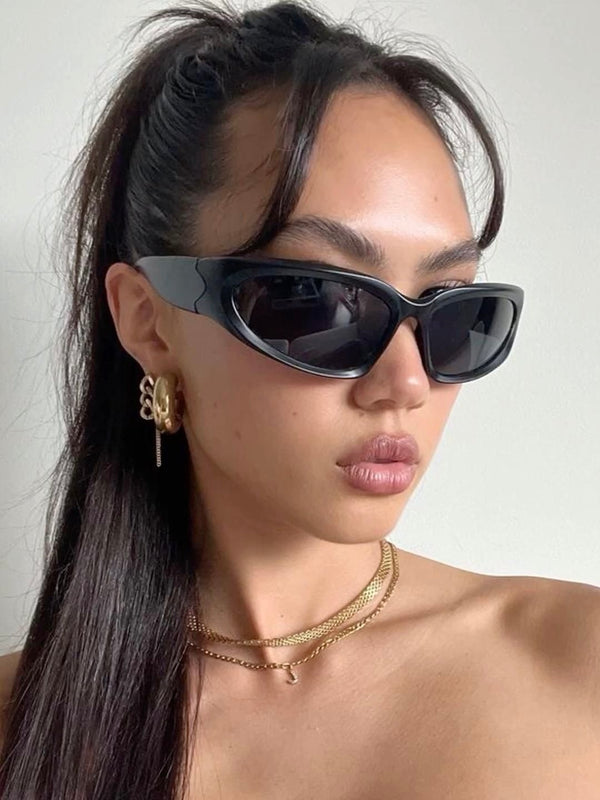 Cyberpunk Riding Sunglasses - Black